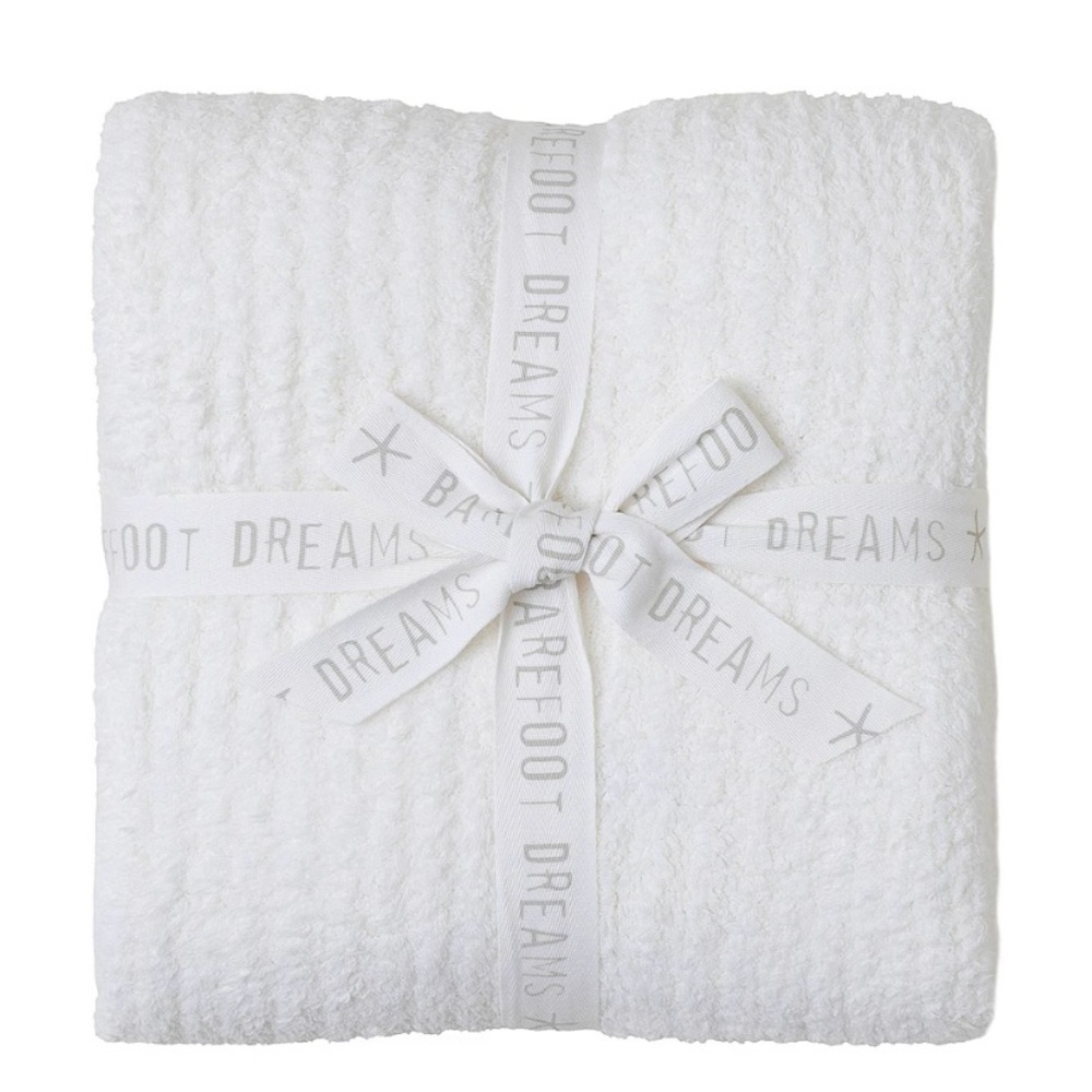 Barefoot Dreams White
CozyChic Ribbed Throw Like New